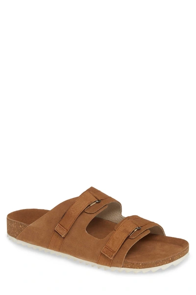 Shoe The Bear Shore Leather Slide Sandal In Brown