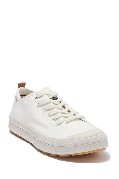 Palladium Sub Low Canvas Sneaker In White/lily White