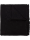 Gucci Gg Jacquard Wool Scarf In Black