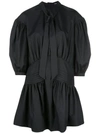 SIMONE ROCHA BALLON SLEEVE MINI-DRESS