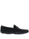 FERRAGAMO GANCINI STRAP LOAFERS