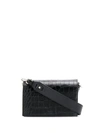 TOD'S CROSSBODY CROC EFFECT MINI BAG