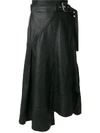 3.1 PHILLIP LIM / フィリップ リム 3.1 PHILLIP LIM 工装真皮半身裙 - 黑色