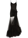 ALESSANDRA RICH TULLE TRAIN GOWN