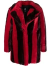 Marcelo Burlon County Of Milan Striped Faux In Red