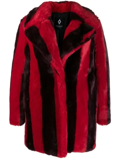 Marcelo Burlon County Of Milan Striped Faux In Red