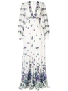 ANDREW GN ANDREW GN WOVEN MAXI DRESS - 白色