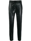 ERMANNO SCERVINO LEATHER EFFECT TROUSERS