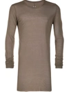 RICK OWENS LONG-LENGTH SWEATER