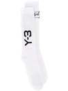 Y-3 logo socks