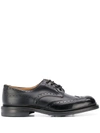 Tricker's Bourton Brogues In Black