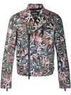 DSQUARED2 TIE DYE BIKER JACKET