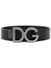 DOLCE & GABBANA LOGO BUCKLE BELT