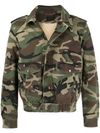 SAINT LAURENT CAMOUFLAGE PRINT JACKET