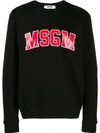 MSGM MSGM LOGO SWEATSHIRT - 黑色