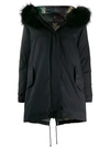 Mr & Mrs Italy Army Down Parka In 900008 Black Forest