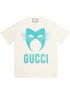 GUCCI MANIFESTO PRINT T-SHIRT