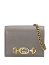 GUCCI GUCCI ZUMI GRAINY CARD CASE WALLET