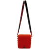 OFF-WHITE RED BINDER CLIP BAG