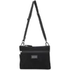 MASTER-PIECE CO MASTER-PIECE CO BLACK SUEDE MESSENGER BAG