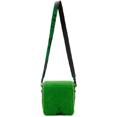 Off-white Green Binder Clip Bag In 4000 Grno