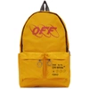 OFF-WHITE Yellow Industrial Backpack