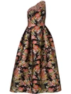 ANDREW GN PRINTED EMBROIDERED GOWN