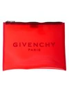 GIVENCHY Givenchy Logo Print Clutch