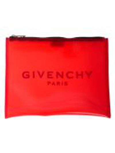 Givenchy Logo Print Clutch