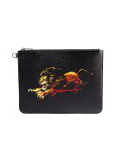 Givenchy Lg Zipped Pouch In Multicolored