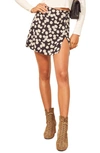 Reformation Margot Daisy Print Mini Skirt In Brasilia