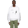 OFF-WHITE OFF-WHITE WHITE SPLITTED ARROWS HOODIE