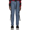 OFF-WHITE OFF-WHITE BLUE PARACHUTE CARGO trousers