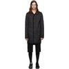 RICK OWENS RICK OWENS BLACK SNAP FRONT LINER JACKET