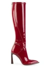 FENDI Patent Neoprene Tall Boots