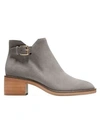 COLE HAAN Harrington Grand Buckle Suede Ankle Boots