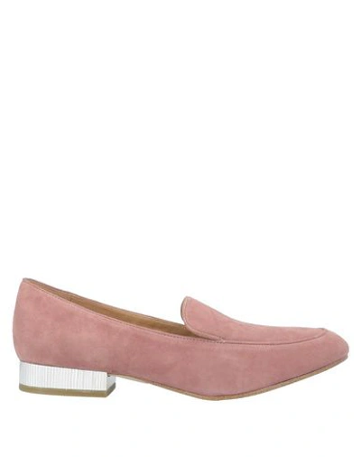 Michael Michael Kors Loafers In Pastel Pink