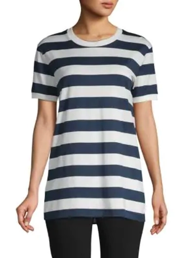 Dolce & Gabbana Striped Tee In White