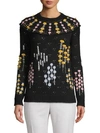VALENTINO Embroidered Wool Sweater