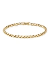 David Yurman Dy Bel Aire Chain Bracelet In 18k Yellow Gold
