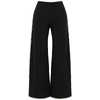 JIL SANDER Black wide-leg cashmere-blend trousers