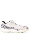 Nike Air Jordan 11 Retro Low "snakeskin Light Bone" Sneakers In Neutrals