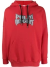 PALM ANGELS LOGO PRINT HOODIE