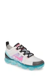 Nike Air Vapormax 2019 Sneakers In Platinum/ Pink/ Aurora Green
