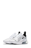 Nike Air Max 270 Ah6789-100 Women's White Casual Lifestyle Sneaker Shoes Yup8 In White/white/black