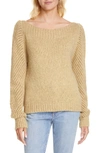 Loveshackfancy Rosie Pullover Sweater In Amber