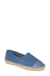 Tory Burch Colorblock Espadrille Flat In Blue Yonder/ Blue Yonder