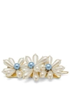 SHRIMPS INA FAUX PEARL FLORAL BEADED BARRETTE HAIR CLIP,5057865678313