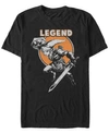 Nintendo Men's Legend Of Zelda Full Moon Link Short Sleeve T-shirt In Black