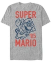 Nintendo Men's Super Mario Flying Raccoon Mario Short Sleeve T-shirt In Athletic H
